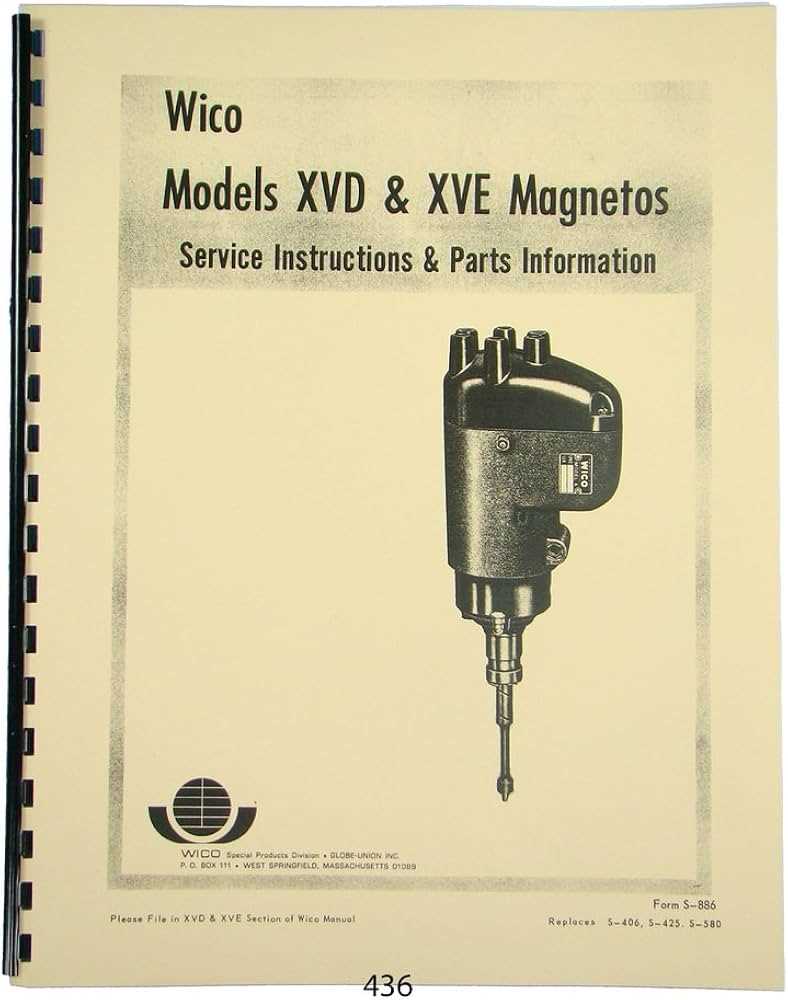 wico x magneto parts diagram