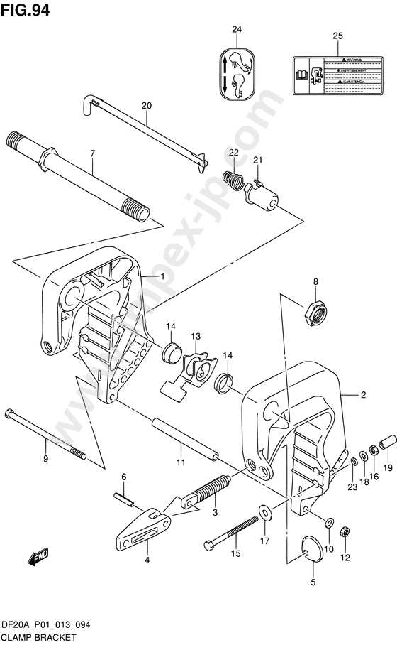 suzuki df20a parts diagram