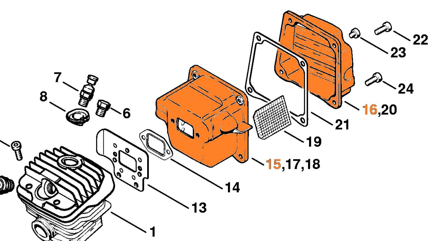 stihl ms 440 parts diagram