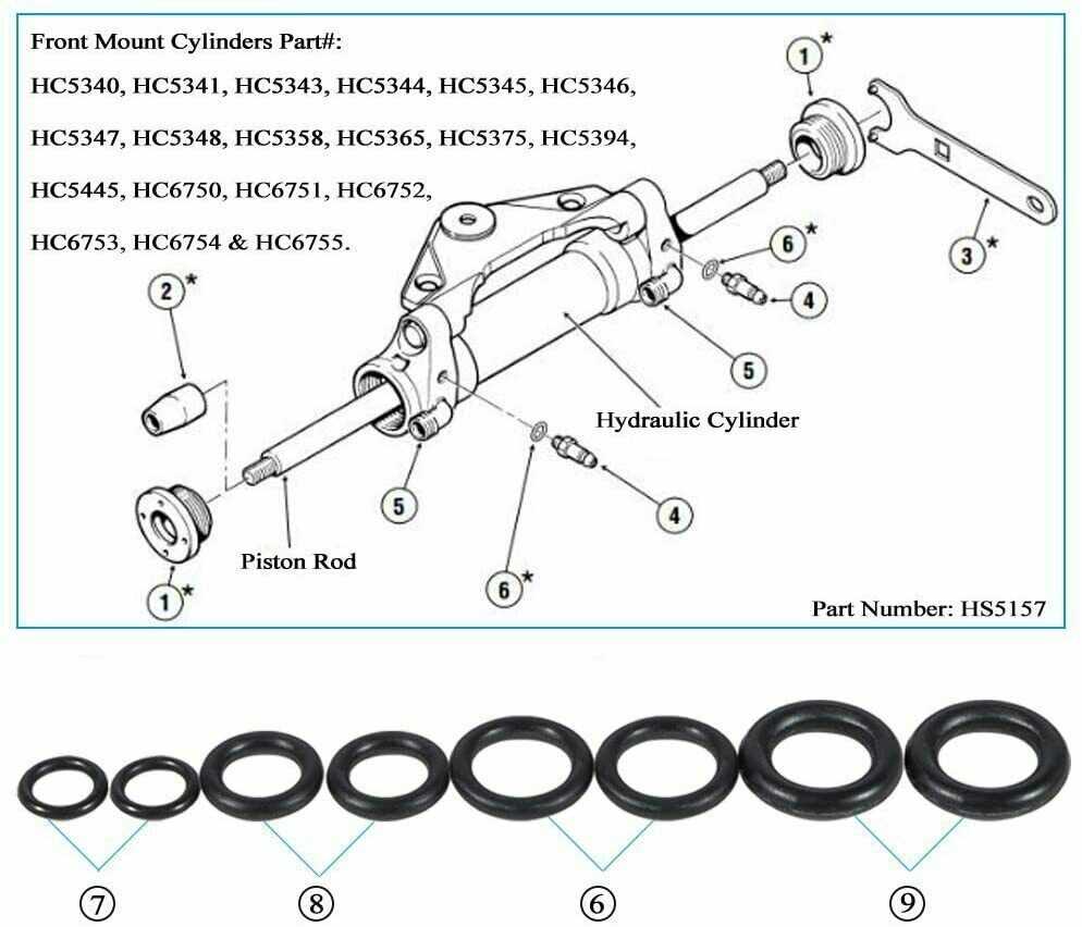 seastar hc5345 3 parts diagram