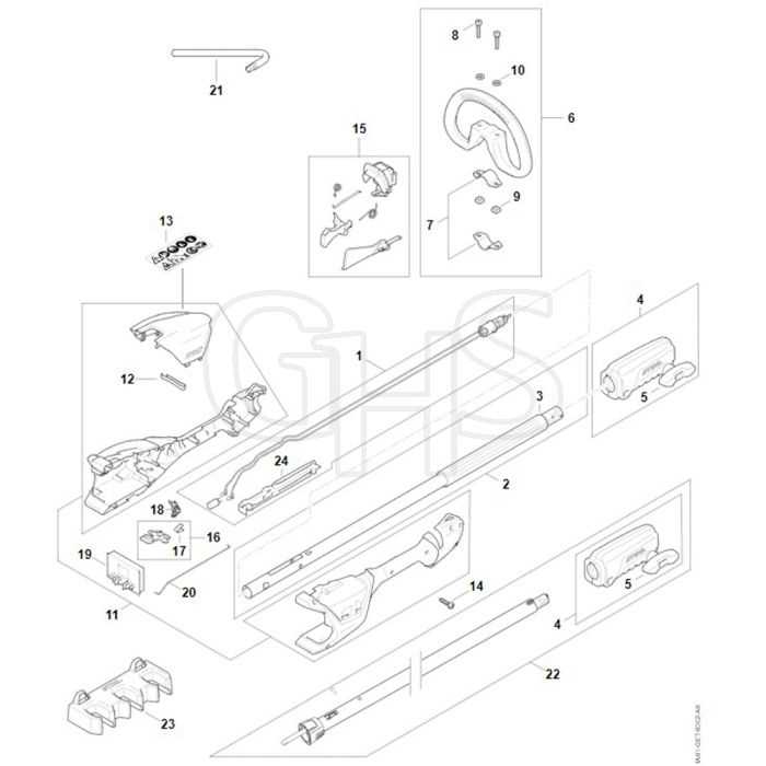 stihl hla 56 parts diagram