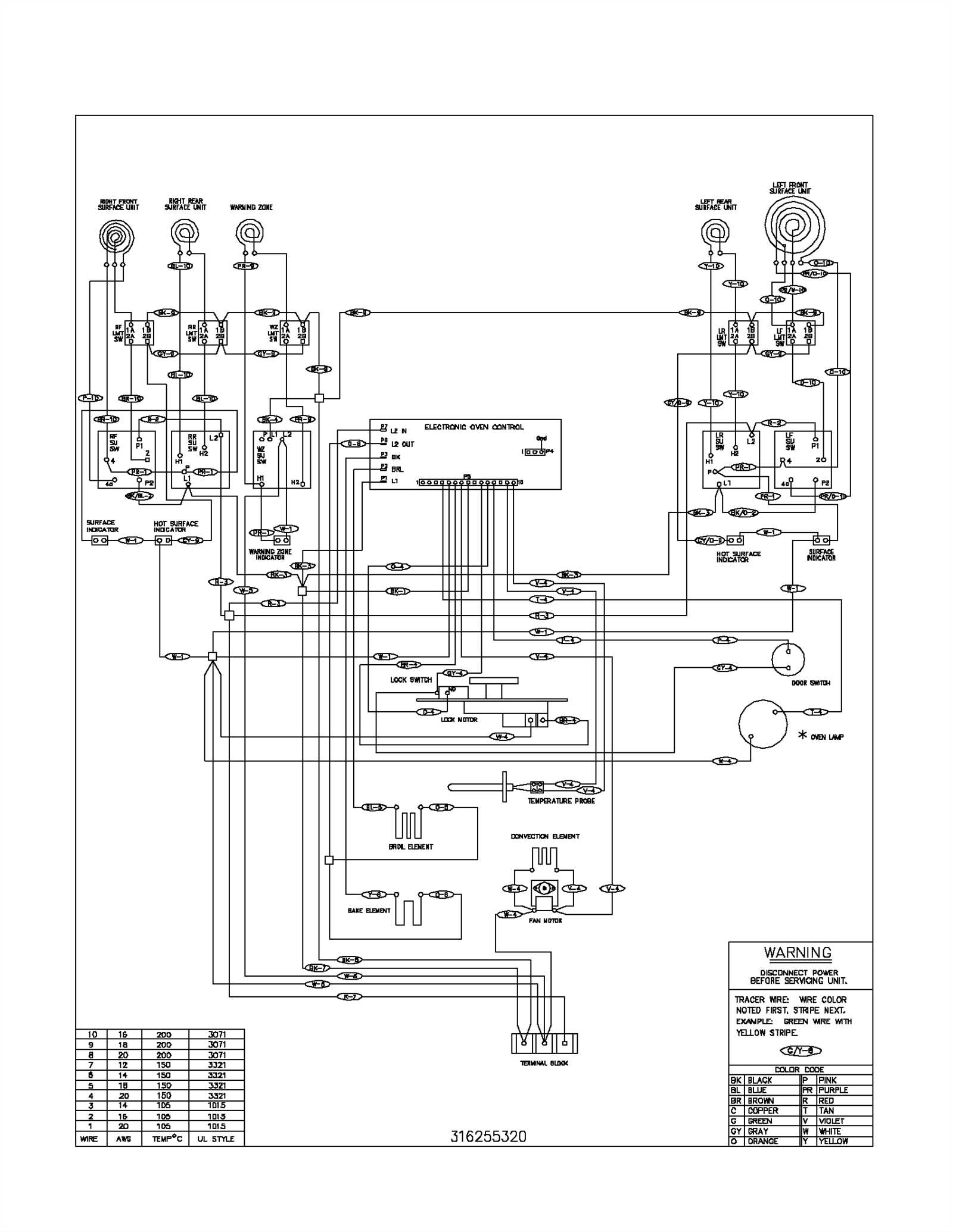 whirlpool electric stove parts diagram