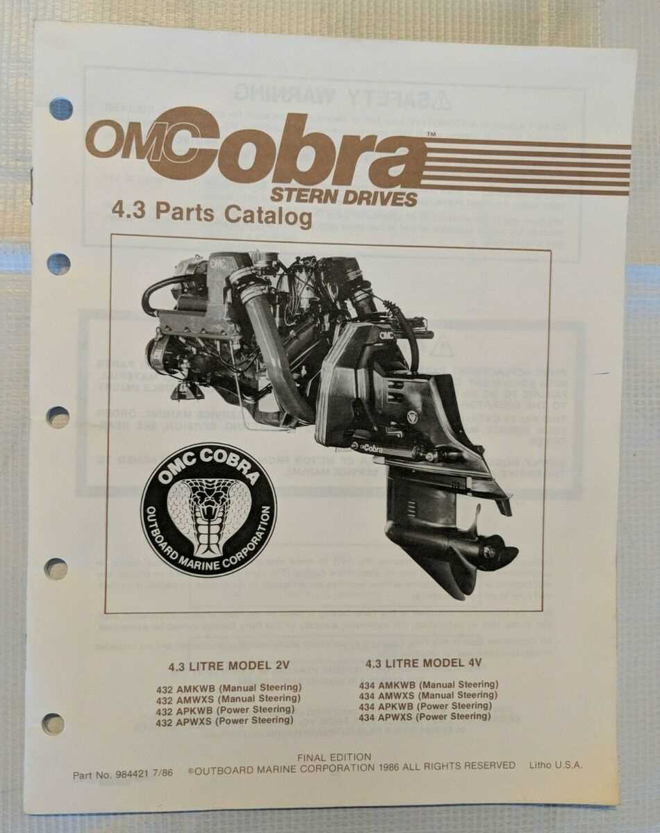 sterndrive parts diagram