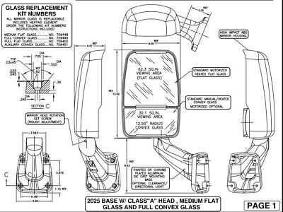 velvac mirror parts diagram