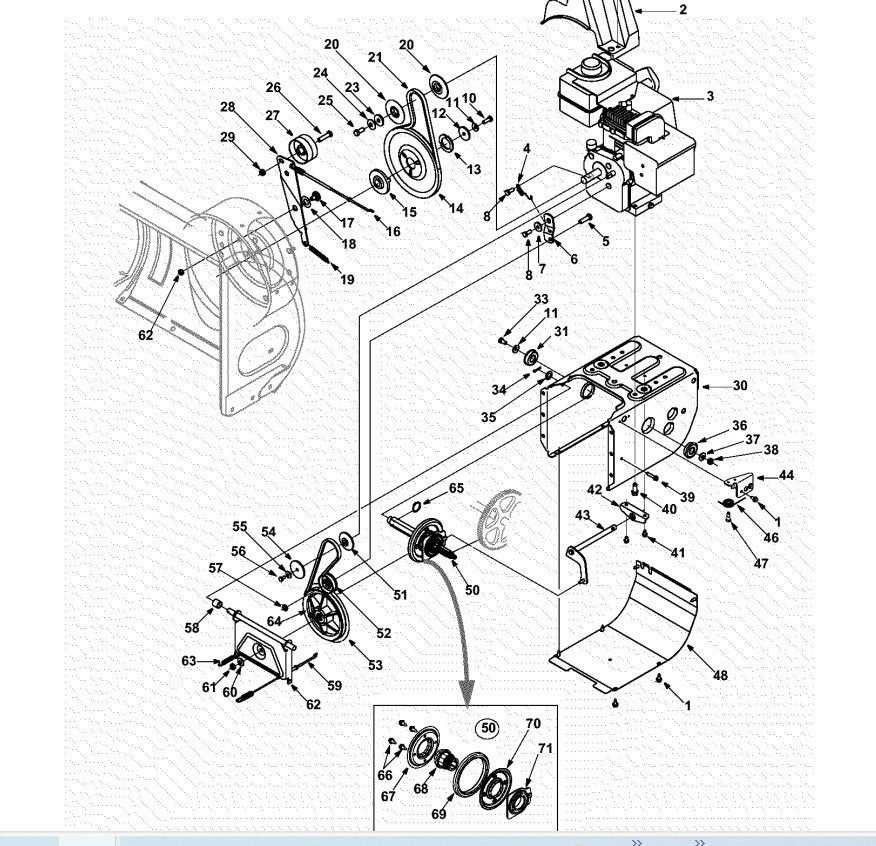 snowblower parts diagram