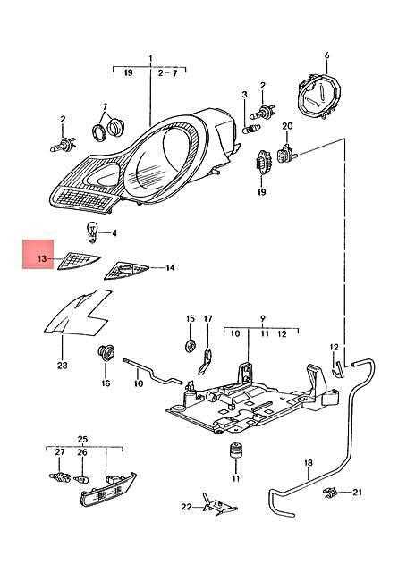 porsche boxster parts diagram