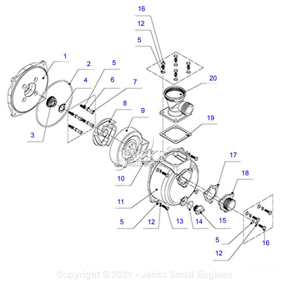 well pump parts diagram