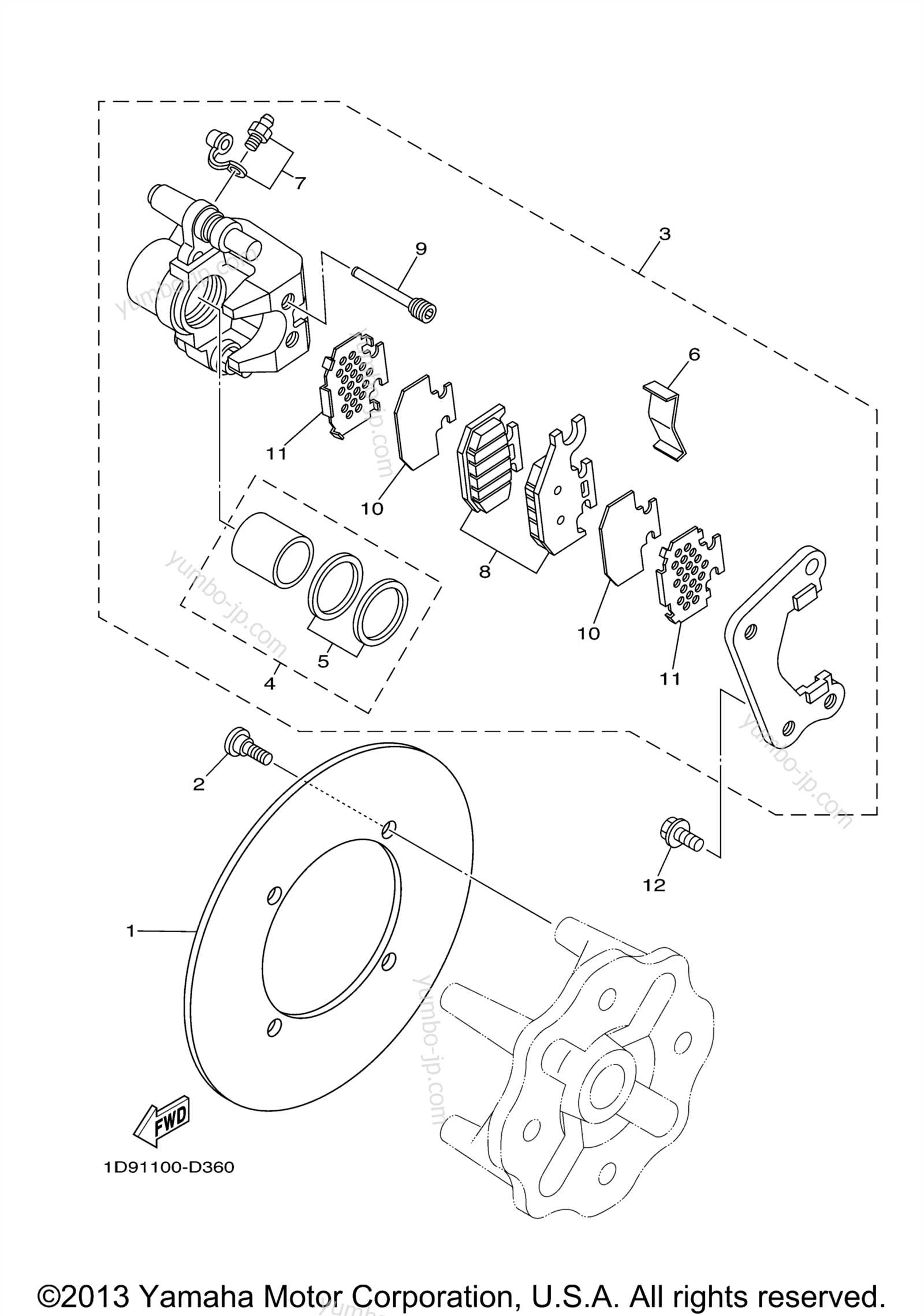 yamaha kodiak parts diagram