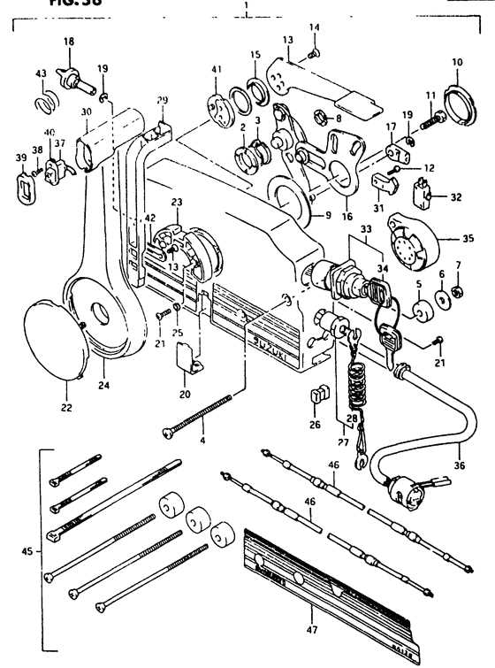 suzuki dt40 parts diagram