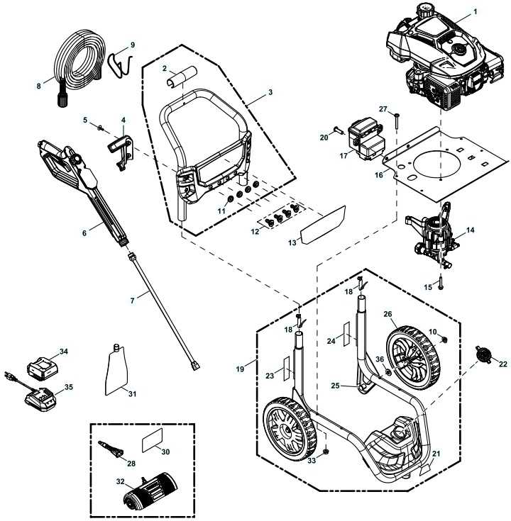 ryobi 2900 psi pressure washer parts diagram