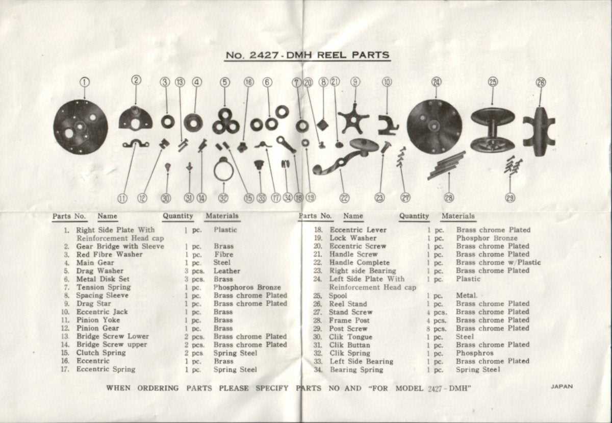 shimano reel parts diagram