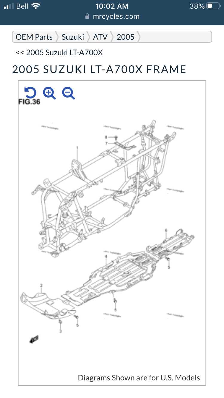 suzuki king quad 700 parts diagram