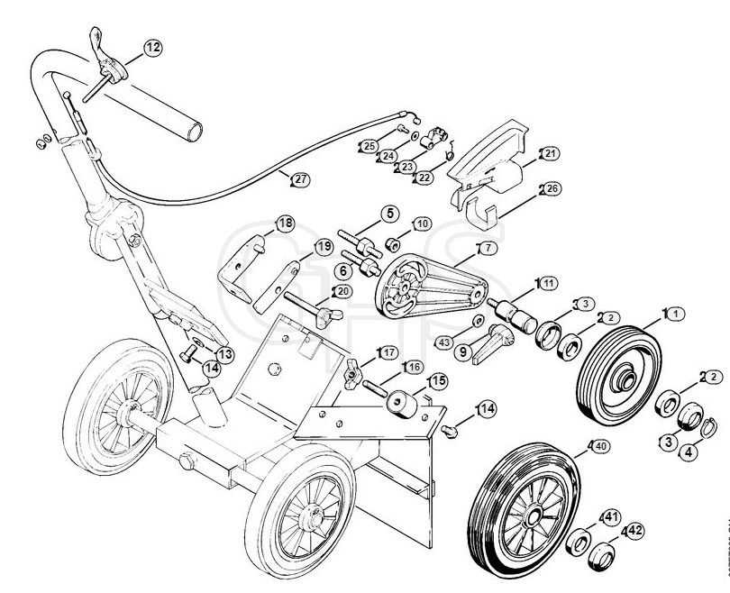 stihl ts460 parts diagram