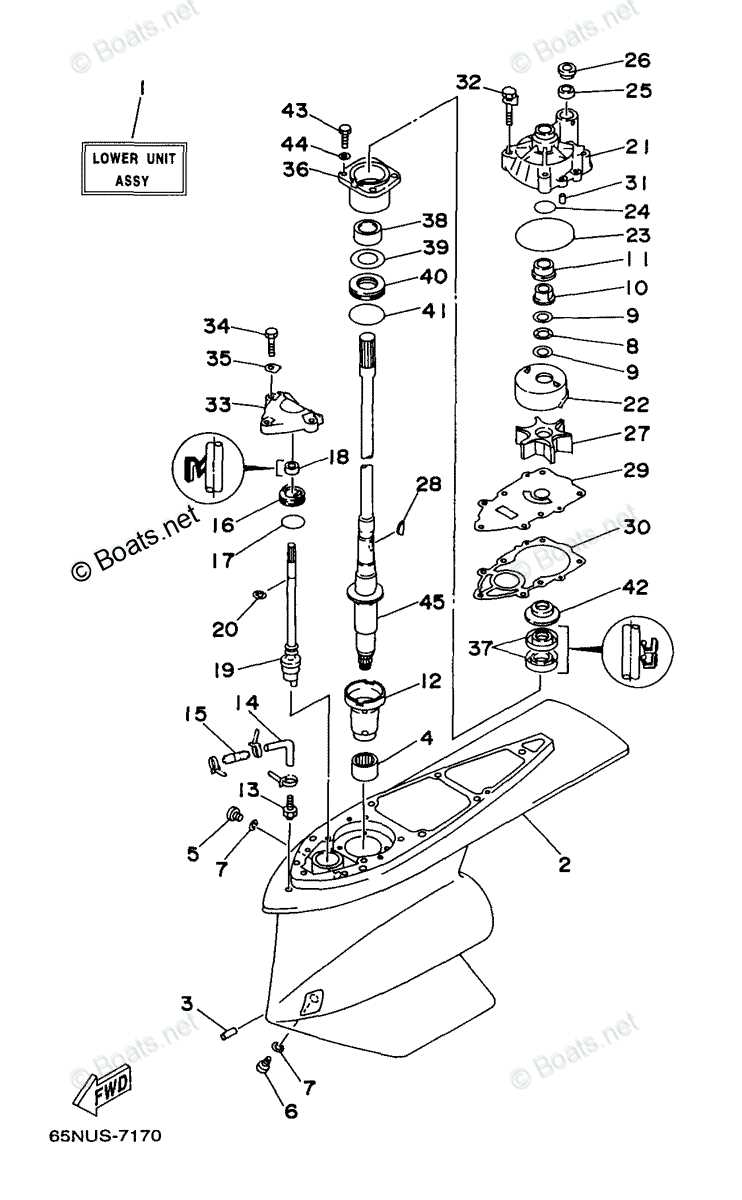 yamaha 150 outboard parts diagram