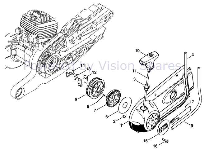 stihl ts800 concrete saw parts diagram