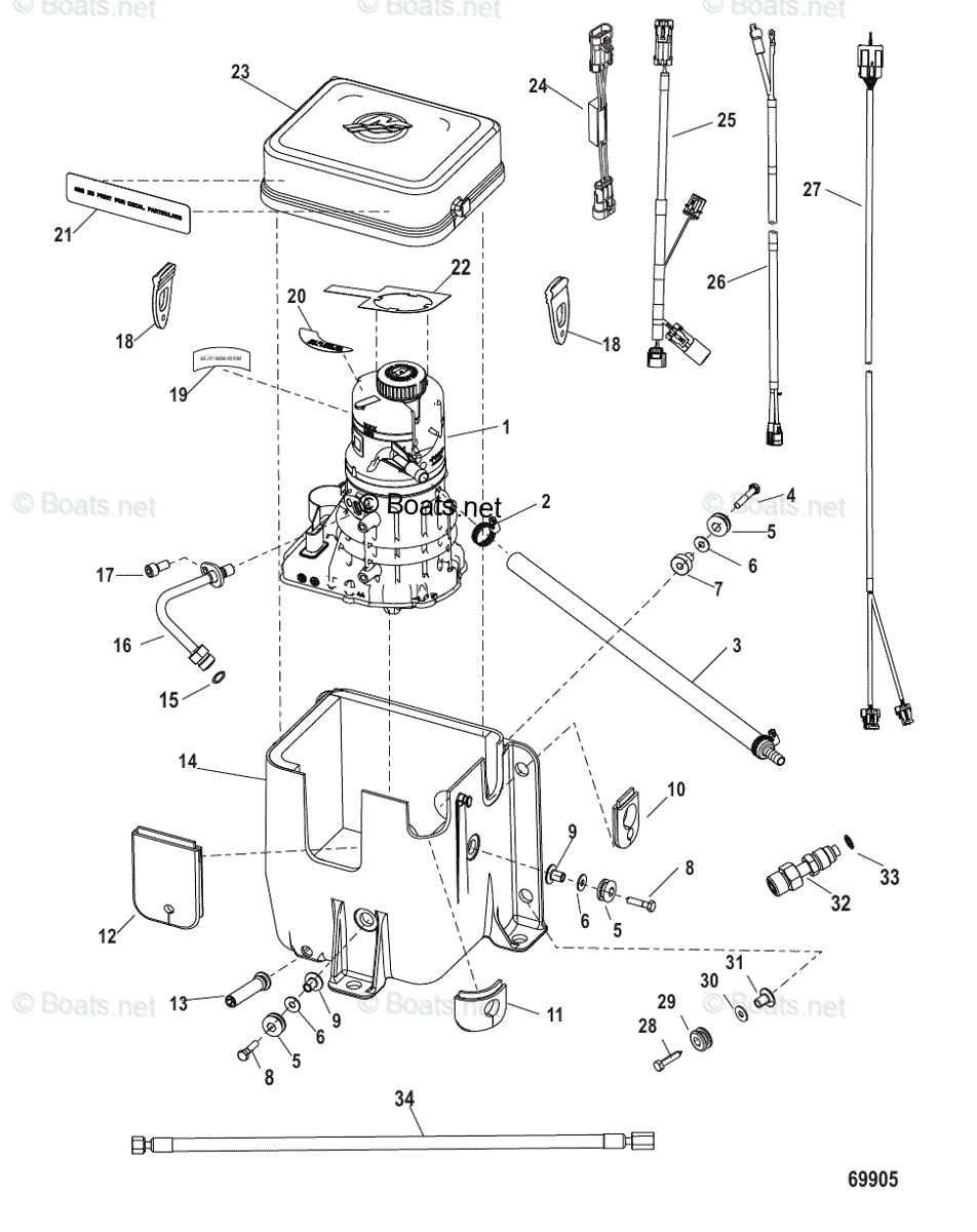 power steering parts diagram