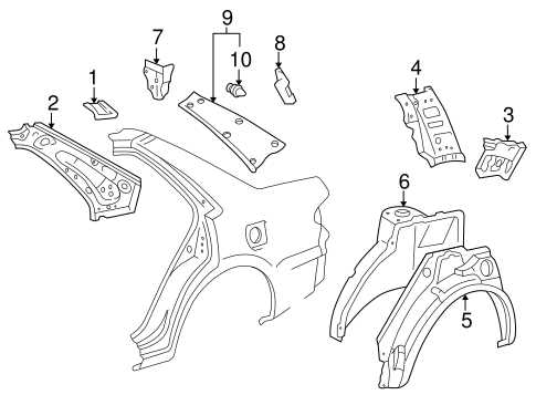 toyota corolla interior parts diagram