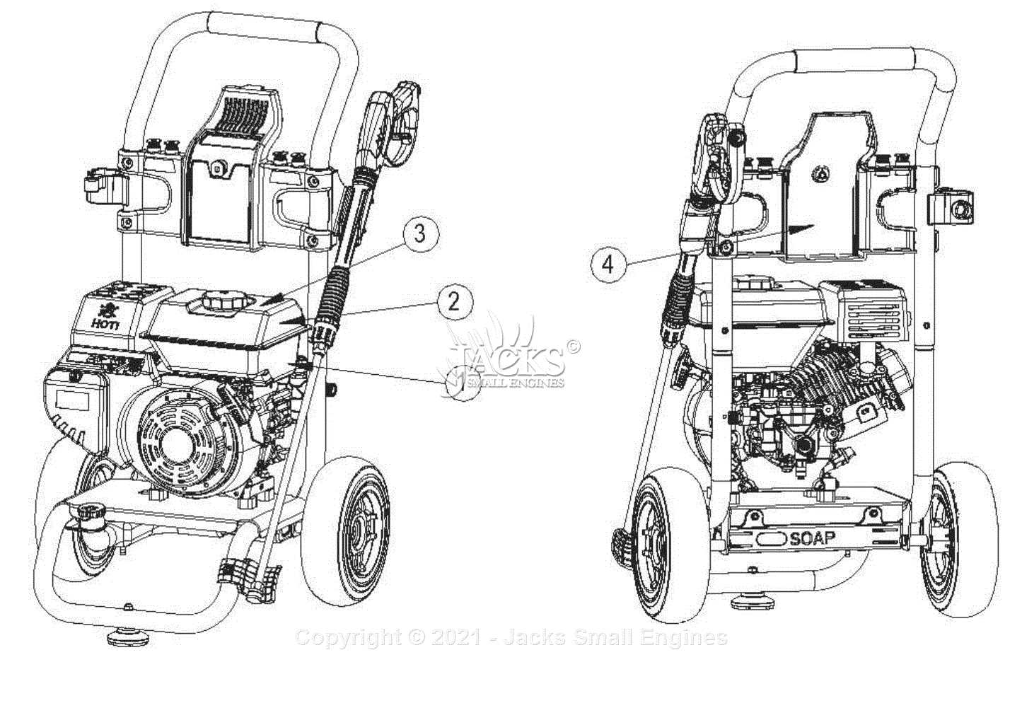 simoniz pressure washer parts diagram