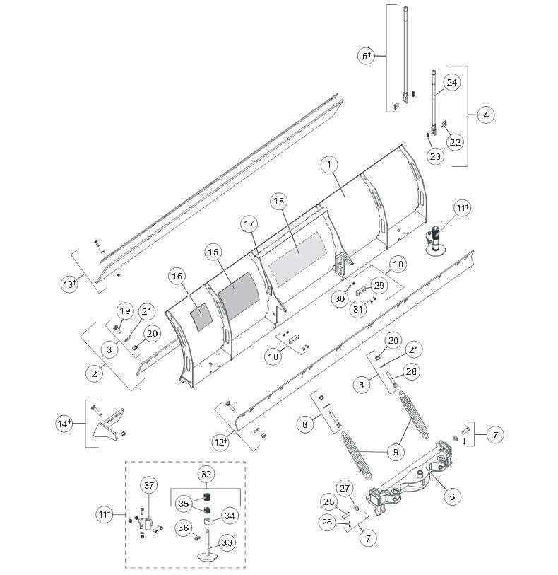 snowex parts diagram