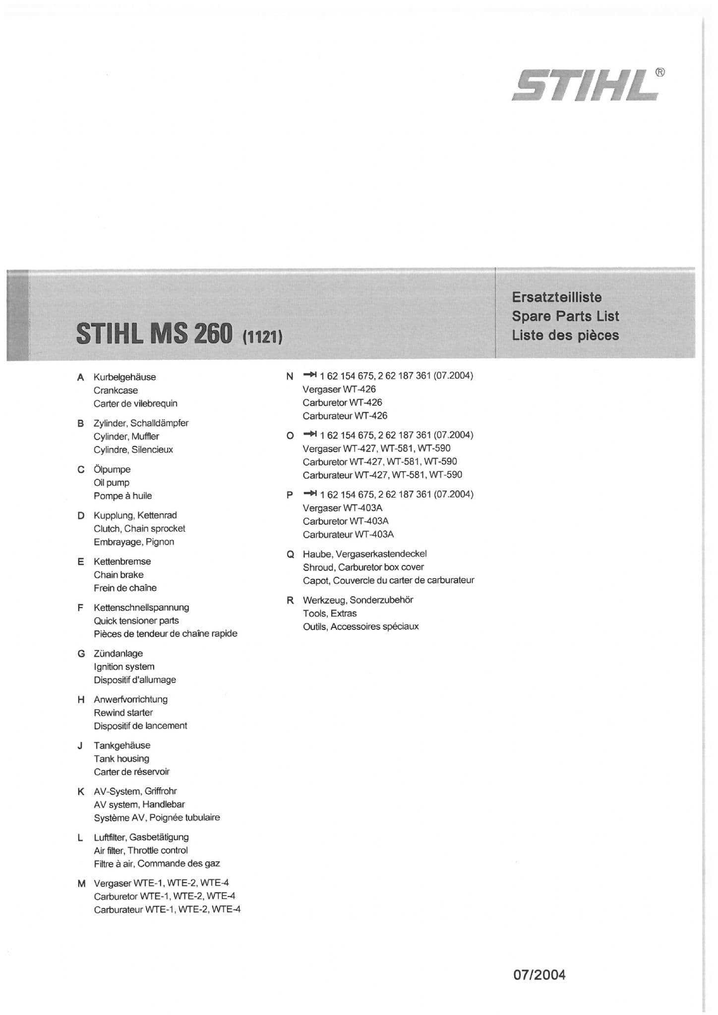 stihl fs110 parts diagram