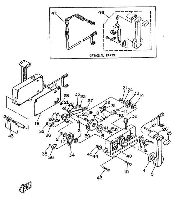 yamaha 703 remote control parts diagram