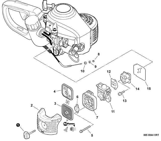 trimmer parts diagram