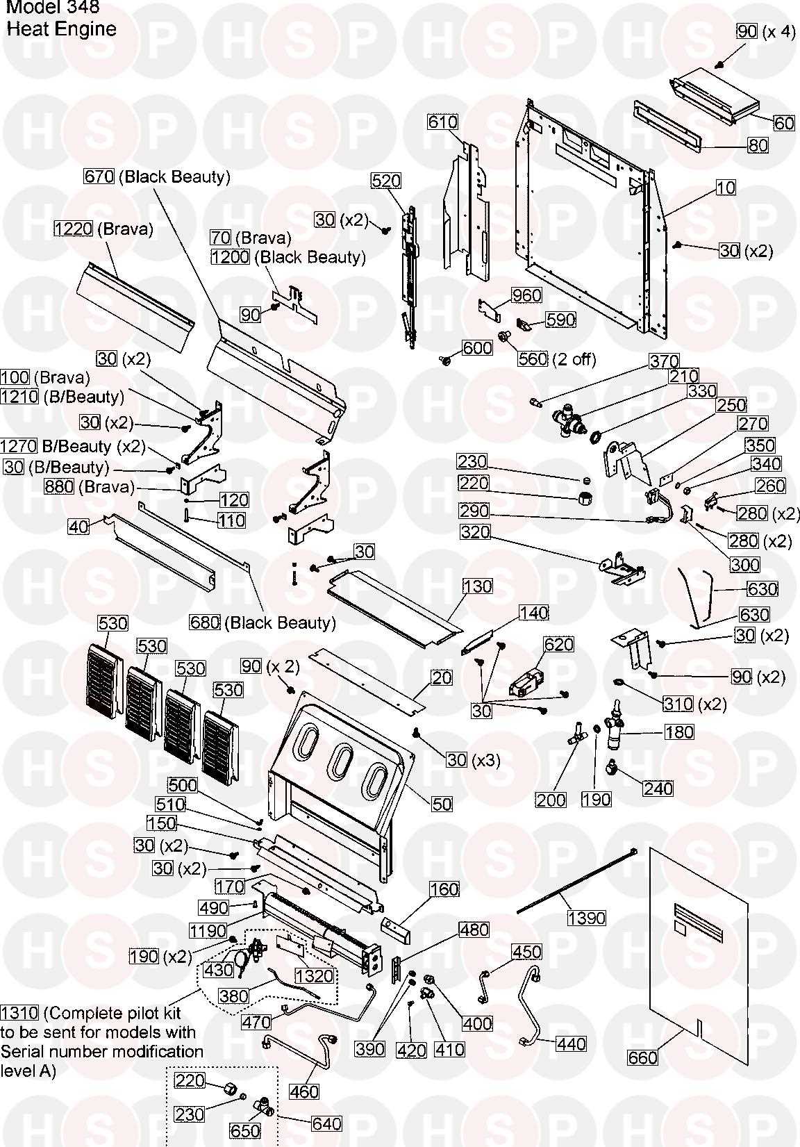 valor gas fire parts diagram