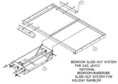 rv slide out parts diagram