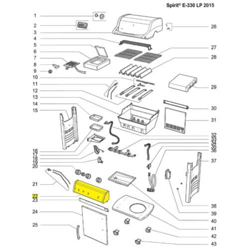 weber spirit 310 parts diagram