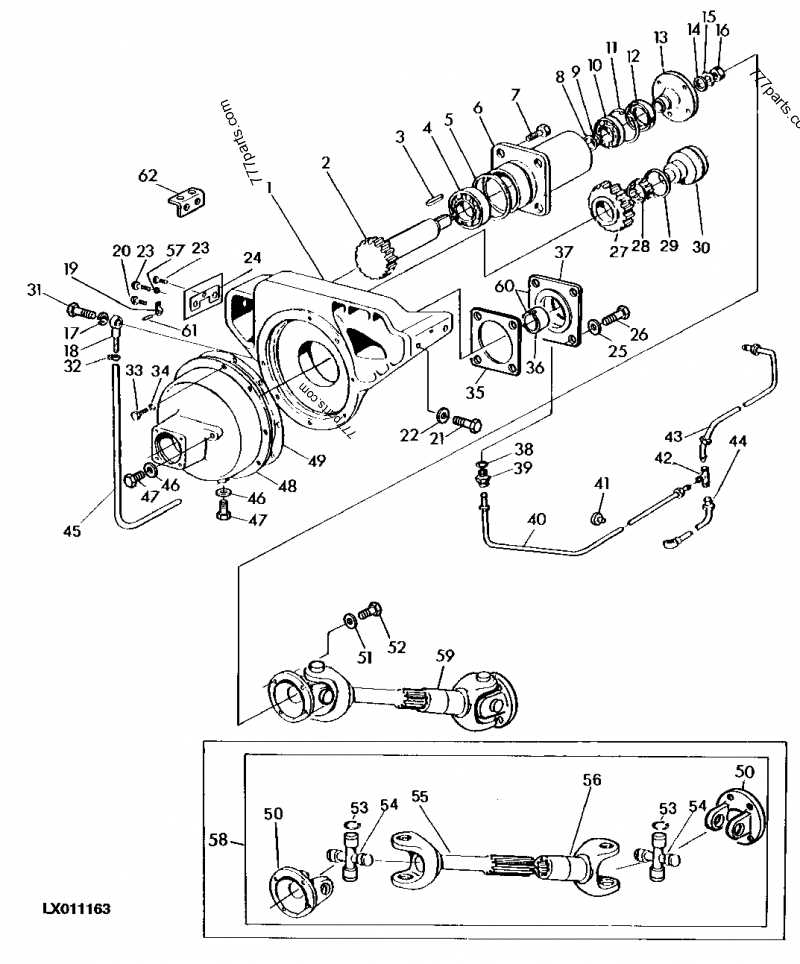 parts of a tractor diagram