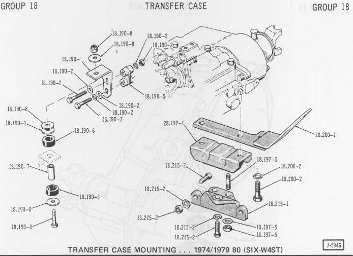 t18 transmission parts diagram