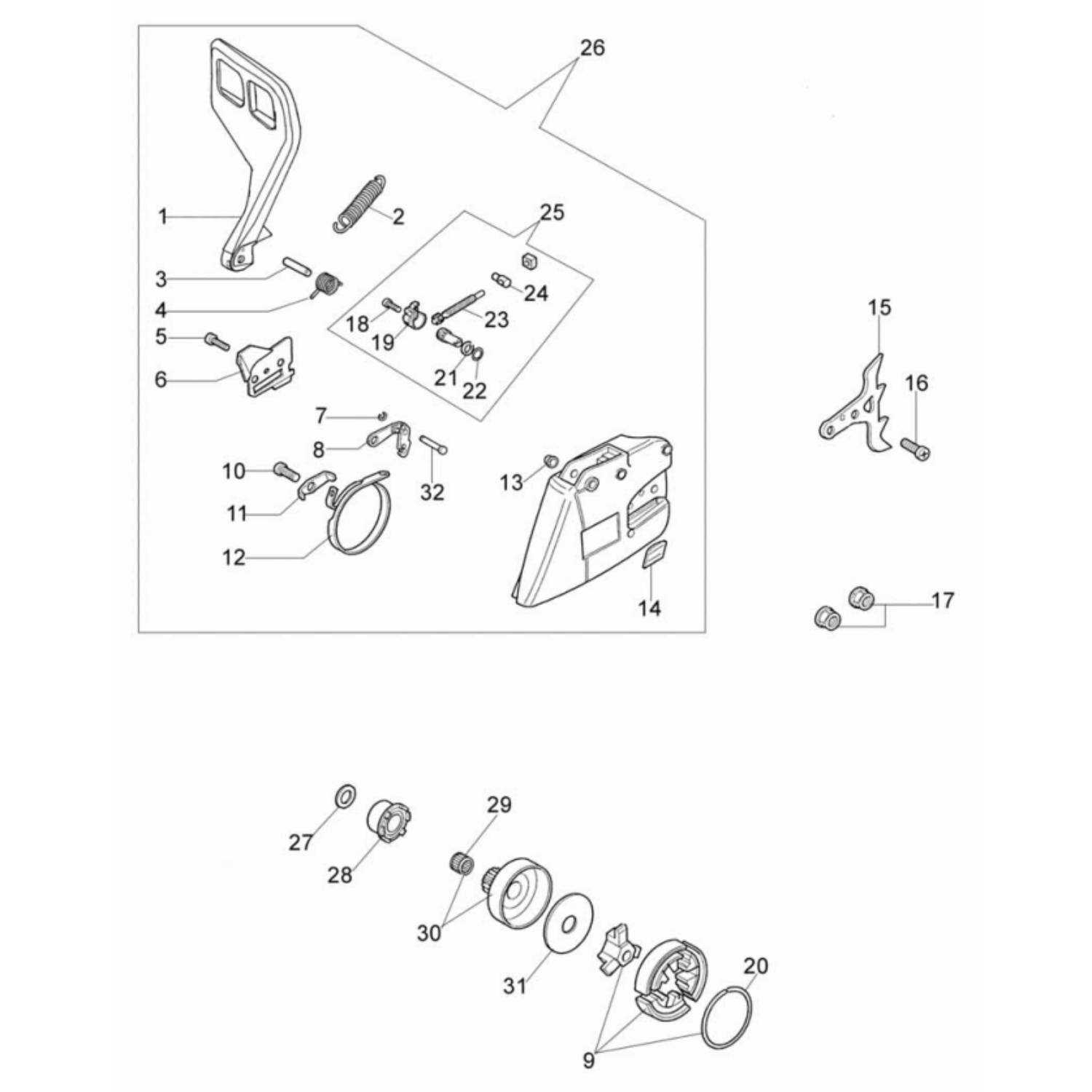 stihl ms170 parts diagram