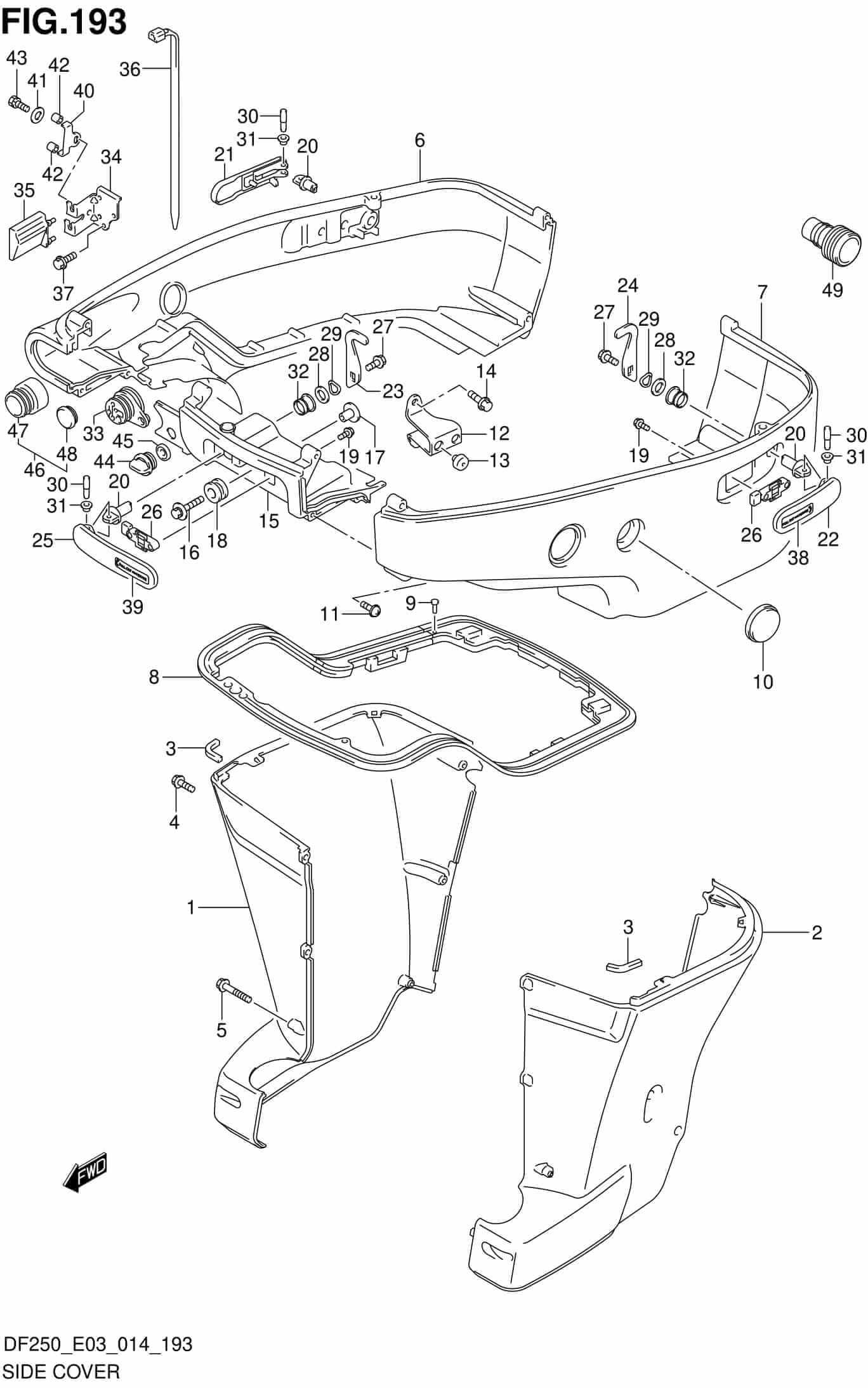 suzuki outboard parts diagrams