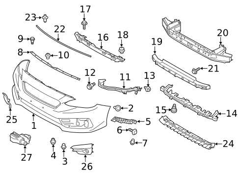 subaru impreza body parts diagram