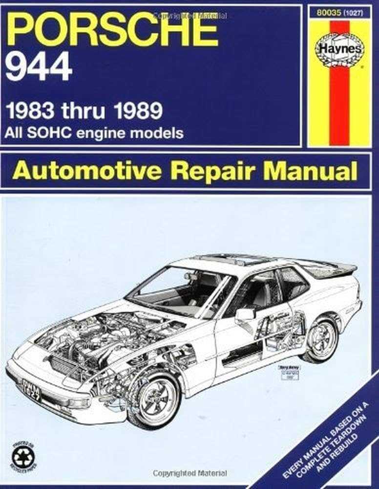 porsche 944 parts diagram