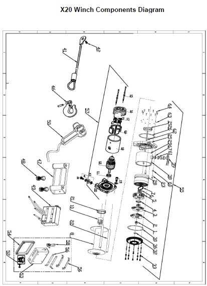 smittybilt xrc8 winch parts diagram