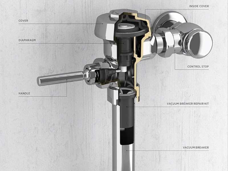 sloan royal flushometer parts diagram