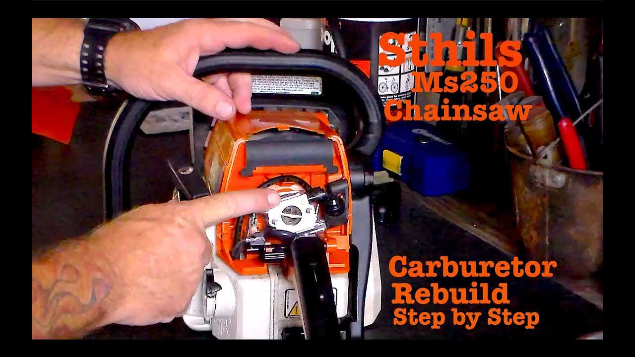 stihl 250 parts diagram