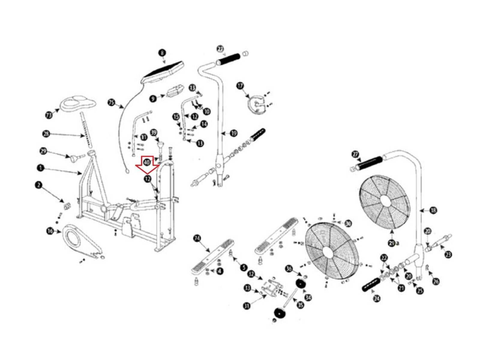 schwinn bike parts diagram