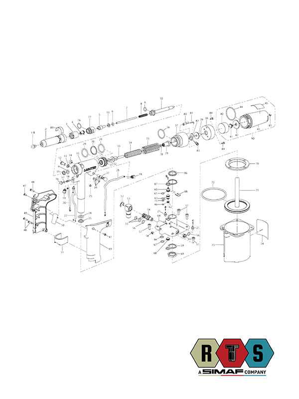 rivet gun parts diagram