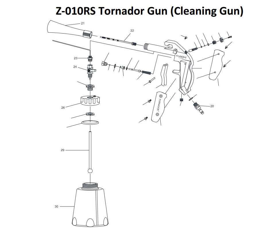 tornador parts diagram