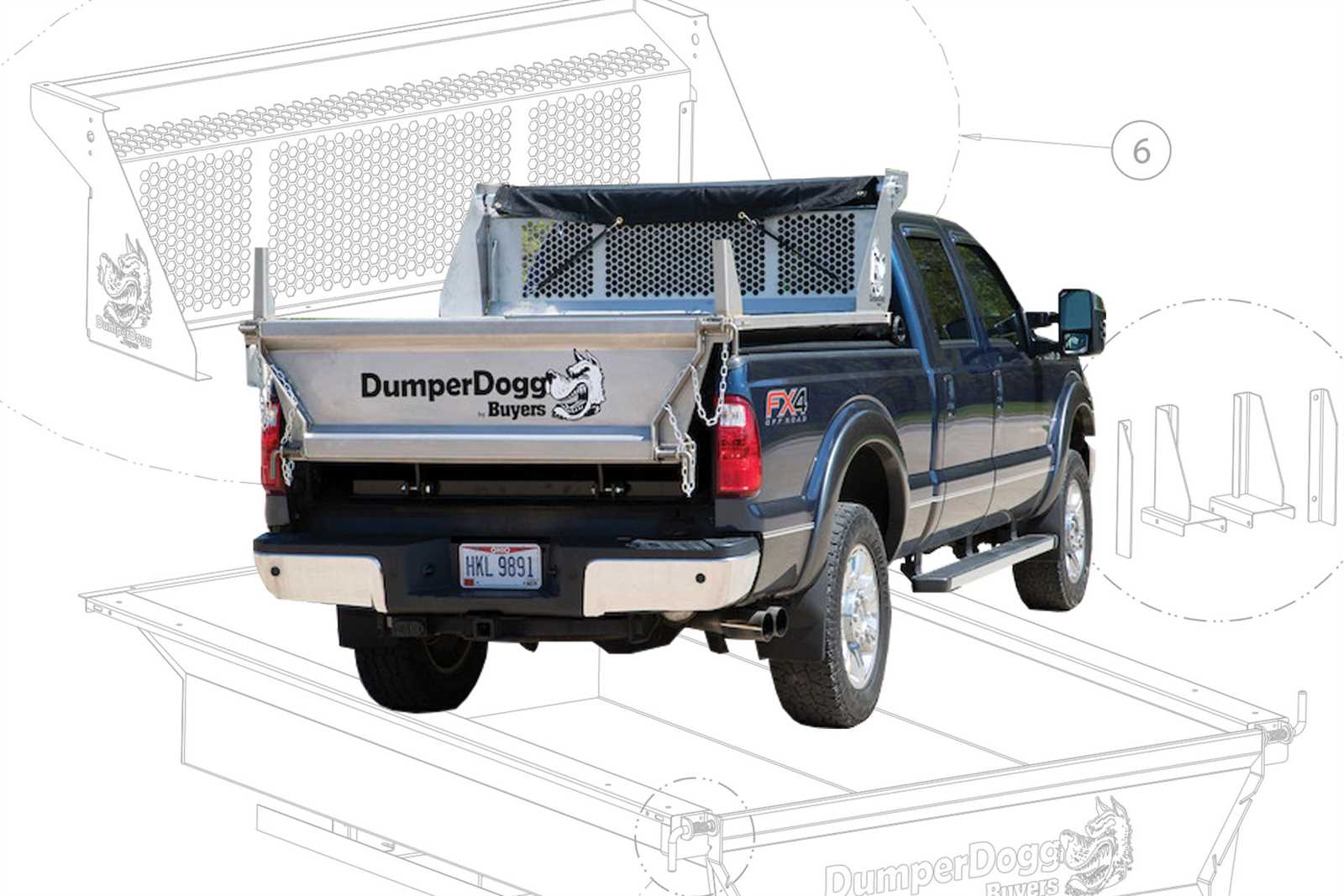 truck bed parts diagram