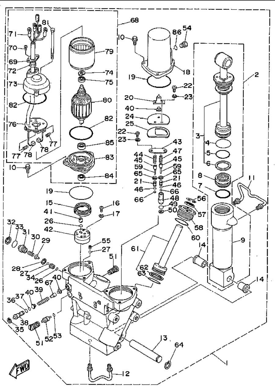 yamaha parts diagram outboard