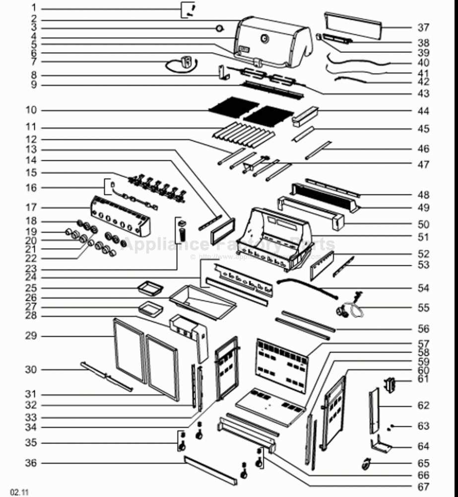 weber summit s 470 parts diagram