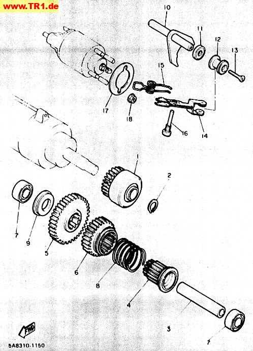 yamaha virago parts diagram