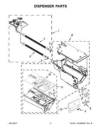 whirlpool duet steam washer parts diagram