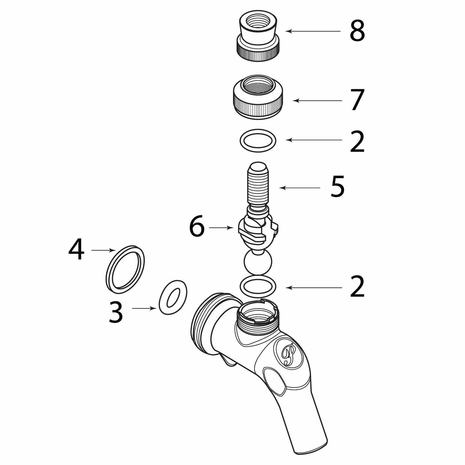 spigot parts diagram