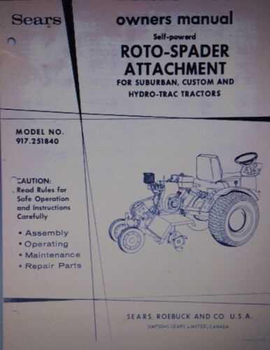 rototiller parts diagram