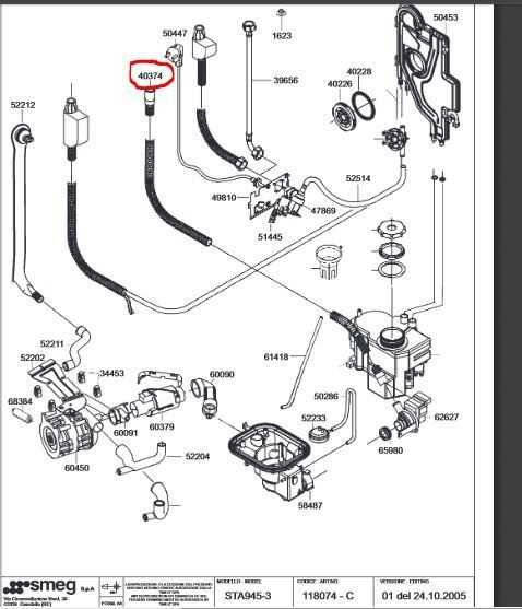 smeg dishwasher parts diagram