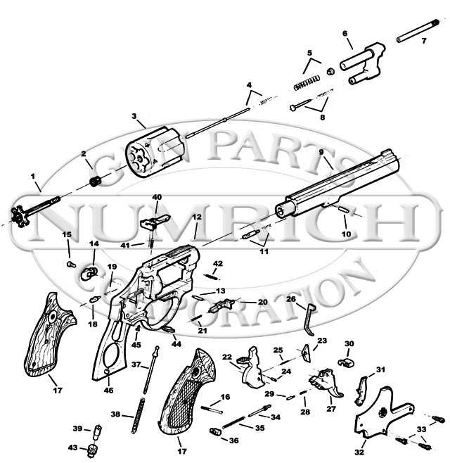 taurus revolver parts diagram